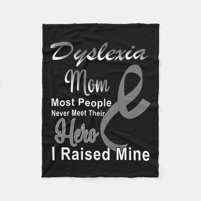 Awareness October Silver Ribbon Mum Support  Fleece Blanket (Front)