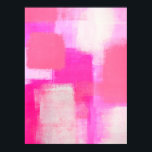 'Awareness' Pink Abstract Art Poster Print<br><div class="desc">The image used to create this product is an original abstract art painting by T30 Gallery.</div>