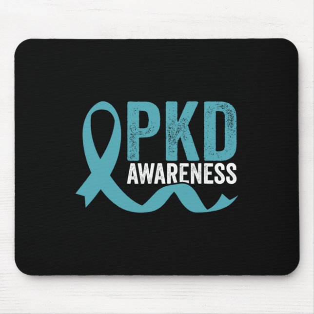 Awareness Polycystic Kidney Disease Warrior Fighte Mouse Mat (Front)