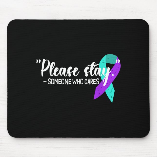 Awareness Prevention Support Survivor Month Design Mouse Mat (Front)