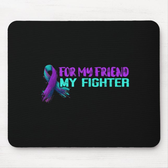 Awareness Prevention Support Survivor Month Wall Mouse Mat (Front)