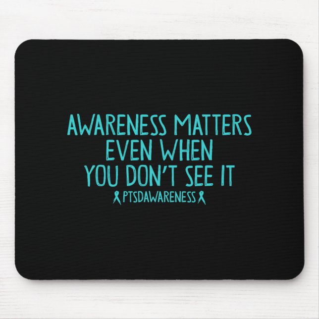 Awareness Problems Ptsd Veteran Trauma Survivor Wa Mouse Mat (Front)