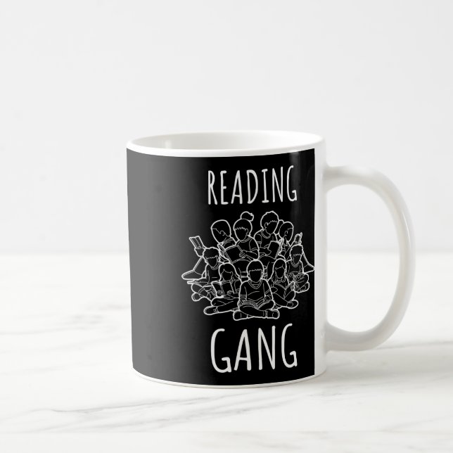 Awareness - Raeding Gang Funny Dyslexia  Coffee Mug (Right)