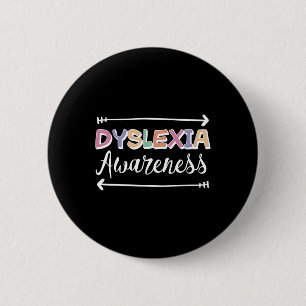 Awareness Reading Disorder Disability Spelling 6 Cm Round Badge