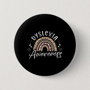 Awareness Reading Disorder Dyslexia Therapist 6 Cm Round Badge