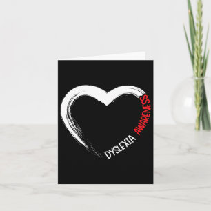 Awareness Reading Disorder Learning Disability 1 Card
