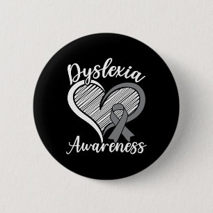 Awareness Reading Disorder Learning Disability 3  6 Cm Round Badge
