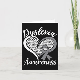 Awareness Reading Disorder Learning Disability 3  Card