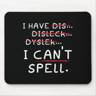 Awareness Reading Disorder Learning Disability 4 Mouse Mat