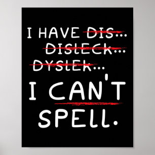 Awareness Reading Disorder Learning Disability 4  Poster