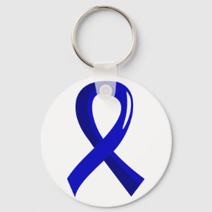 Awareness Ribbon 3 Guillain Barre Syndrome Key Ring