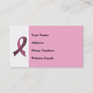 Awareness Ribbon Any Colour Mix and Match Business Card