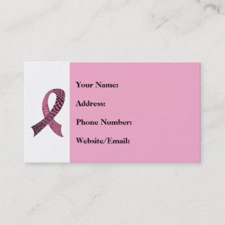 Awareness Ribbon Any Colour Mix and Match Business Card