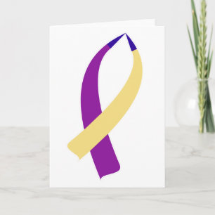 Awareness Ribbon (Bladder Cancer) Card