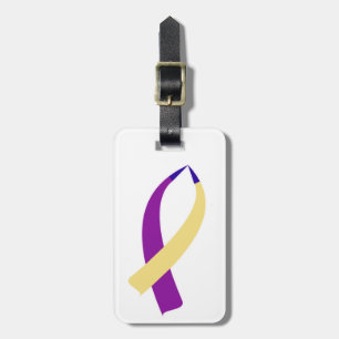 Awareness Ribbon (Bladder Cancer) Luggage Tag