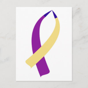 Awareness Ribbon (Bladder Cancer) Postcard