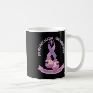 Awareness Ribbon Boxing Gloves Fibro Fighter Coffee Mug