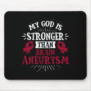 Awareness Ribbon - Brain Aneurysm Mouse Mat