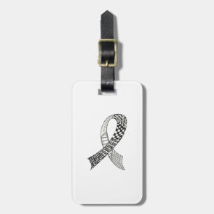 Awareness Ribbon Custom Colours Luggage Tag