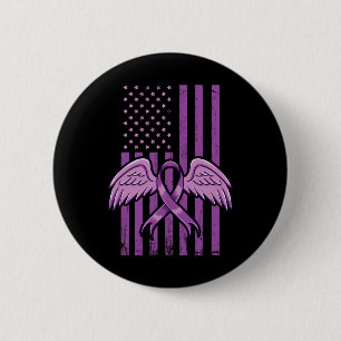 Awareness Ribbon Flag 2 6 Cm Round Badge