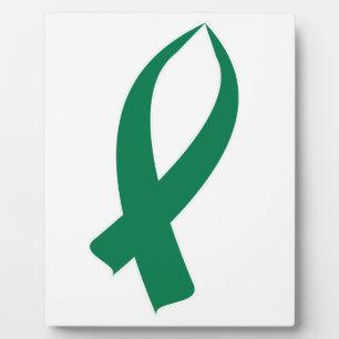 Awareness Ribbon (Green) Plaque