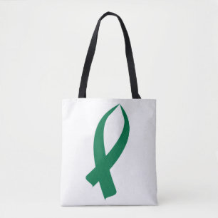 Awareness Ribbon (Green) Tote Bag