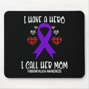 Awareness Ribbon I Have Hero Call Her Mum Mouse Mat