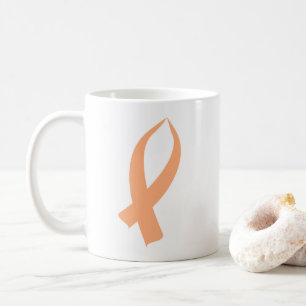 Awareness Ribbon (Peach) Coffee Mug