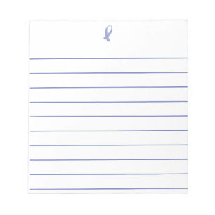 Awareness Ribbon (Periwinkle) Notepad