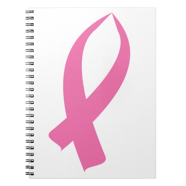 Awareness Ribbon (Pink) Notebook (Front)