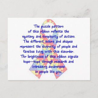 Awareness Ribbon Postcard