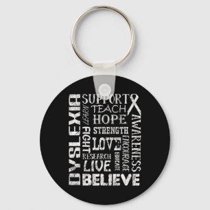 Awareness Shirt Dyslexia Awareness Walk Key Ring