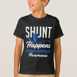 Awareness Shunt Happens Hydrocephalus Warrior 2 T-Shirt
