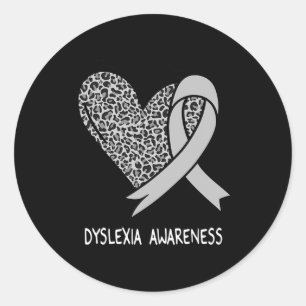 Awareness Silver Ribbon Classic Round Sticker