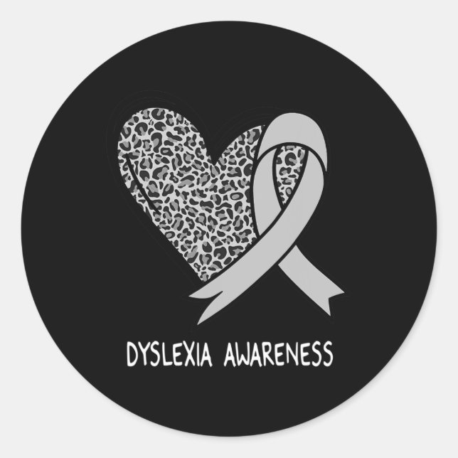 Awareness Silver Ribbon  Classic Round Sticker (Front)
