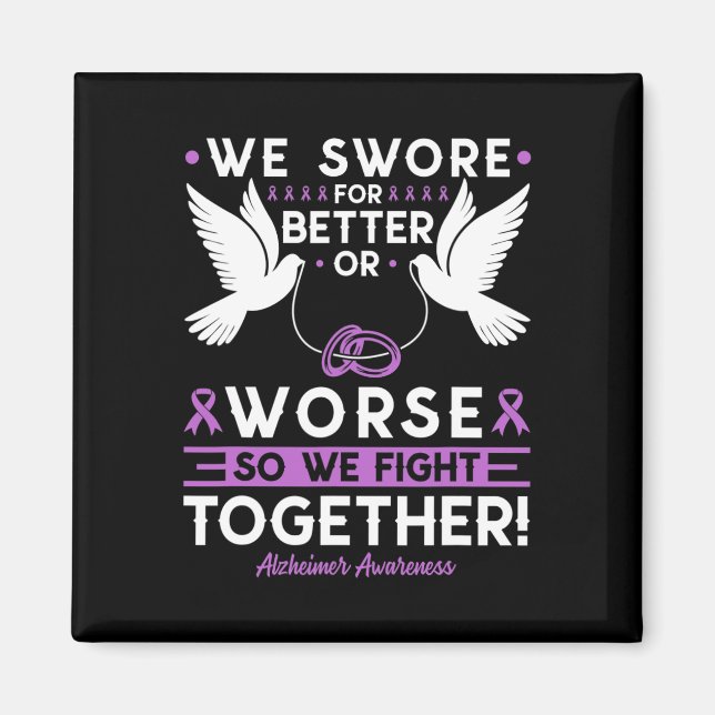 Awareness Spouse Husband Wife Support  Magnet (Front)