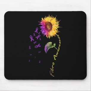Awareness Sunflower Fibro Mouse Mat