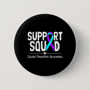 Awareness Support Band For Men Women Children Teal 6 Cm Round Badge
