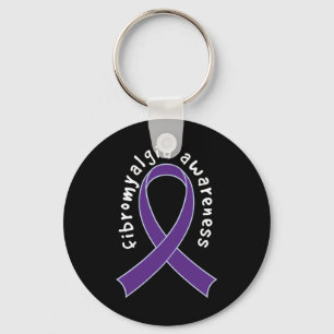 Awareness Support Ribbon Key Ring