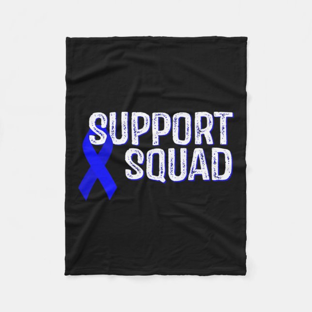 Awareness Support Squad  Fleece Blanket (Front)