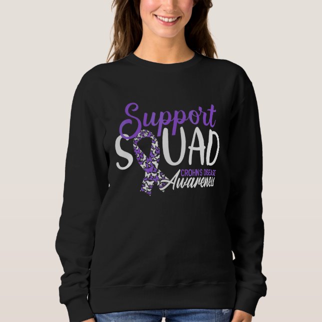 Awareness Support Squad I Inflammatory Bowel Crohn Sweatshirt (Front)