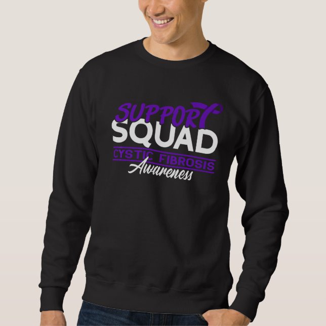 Awareness Support Squad I Lung Infections & Cystic Sweatshirt (Front)