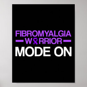 Awareness Survivor Mode Warrior Poster