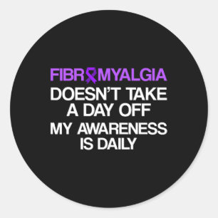 Awareness Survivor Take Warrior Classic Round Sticker