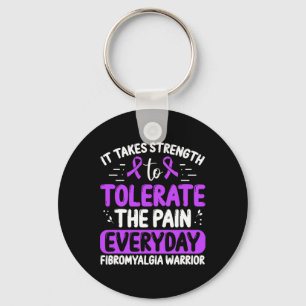 Awareness Tolerate The Pain Everyday Disease Key Ring