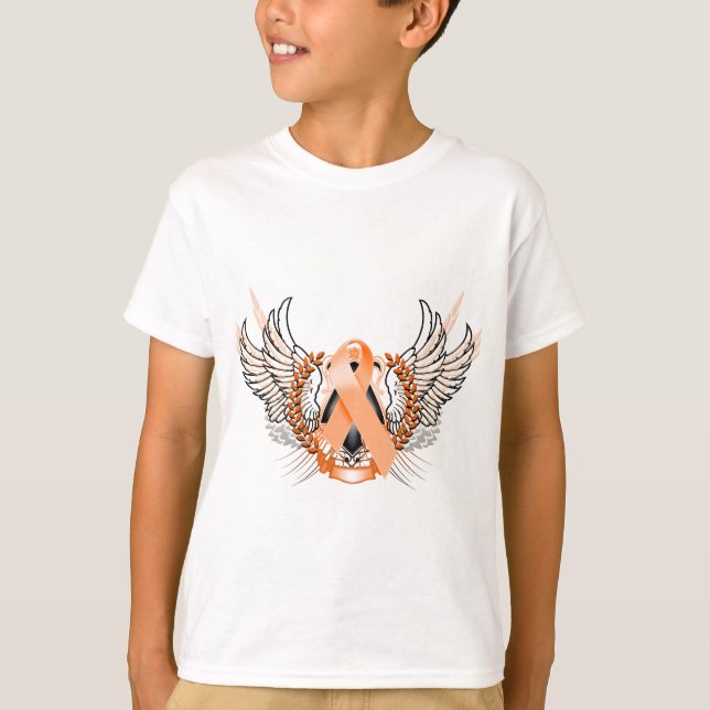 Awareness Tribal Orange T-Shirt (Front)