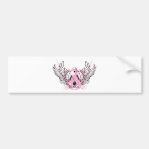 Awareness Tribal Pink Bumper Sticker