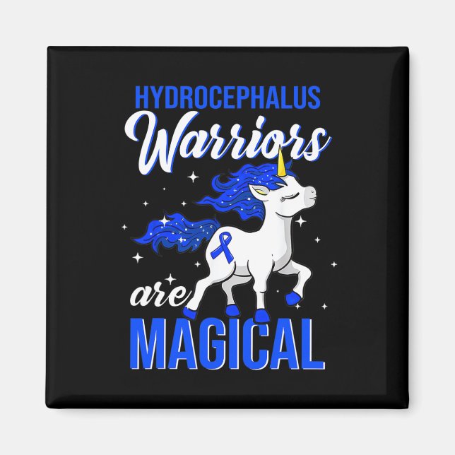 Awareness Warrior Fun Unicorn  Magnet (Front)