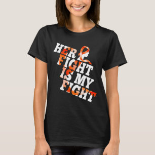 Awareness Warrior Her Fight Is My Fight Gift  T-Shirt