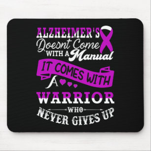 Awareness Warrior Support Heimer Fighter Mouse Mat
